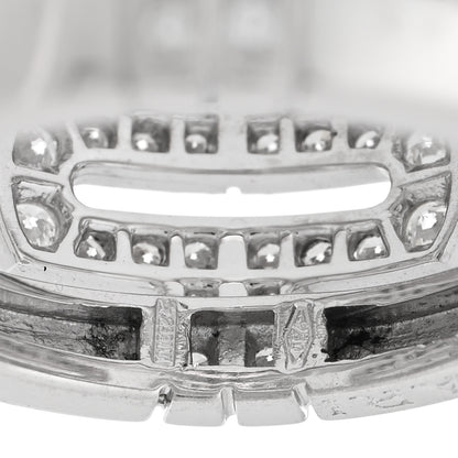 Bulgari 18K White Gold Diamond Parentesi Ring 51 5.75 4 of 4