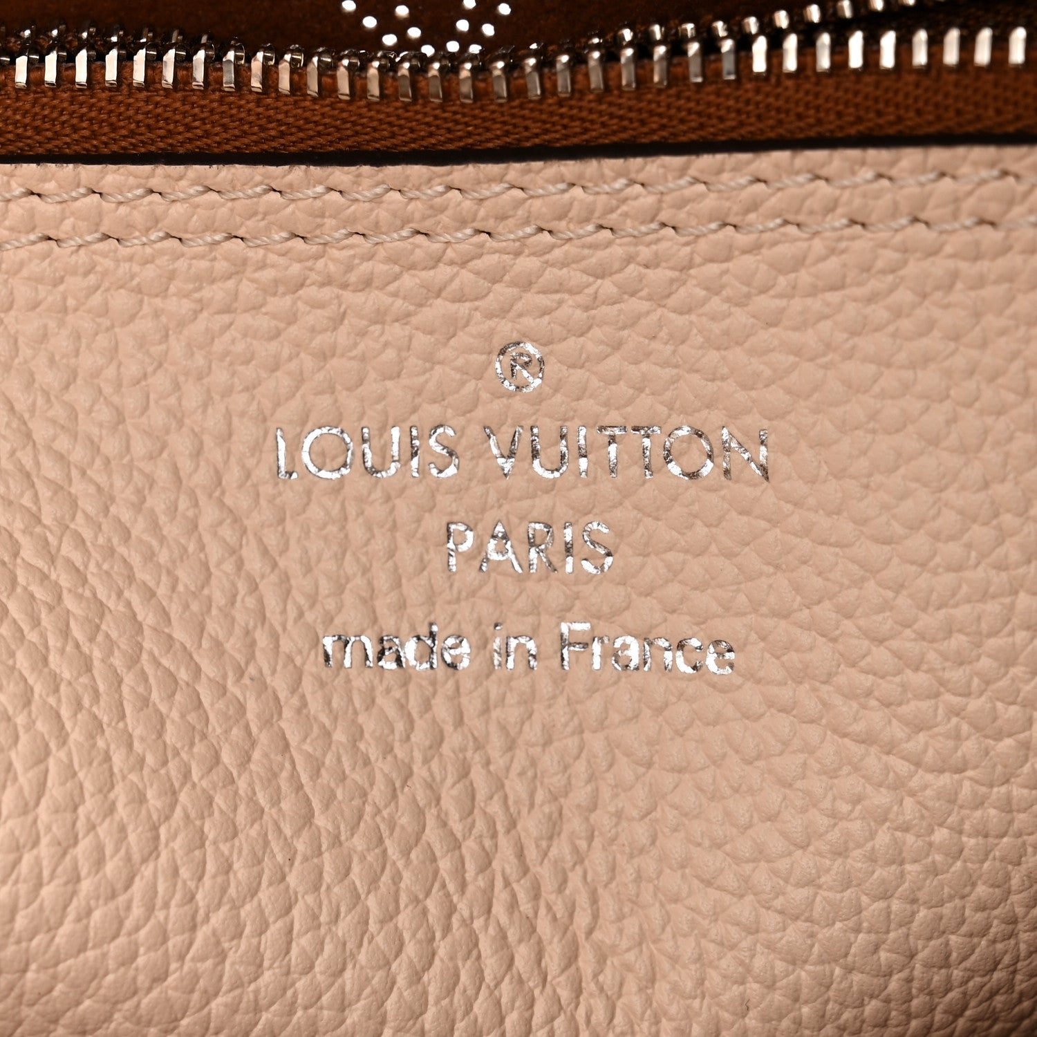 Louis Vuitton Mahina Carmel Hobo Creme 6 of 11