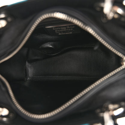 Christian Dior X CHRIS MARTIN Velvet Printed Medium Lady Dior Art Black Multicolor 5 of 9