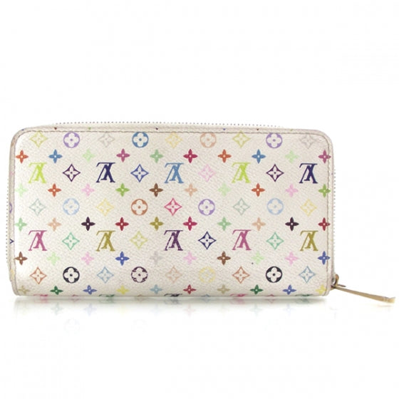 Louis Vuitton Monogram Multicolor Zippy Wallet White 2 of 9