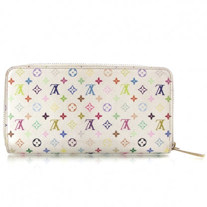 Louis Vuitton Monogram Multicolor Zippy Wallet White 2 of 9