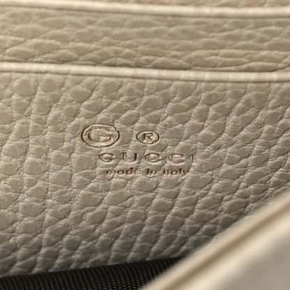Gucci Dollar Calfskin Interlocking G Chain Wallet Ivoire 6 of 7