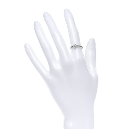 David Yurman Sterling Silver Diamond Quatrefoil Ring 49 4.75 2 of 4