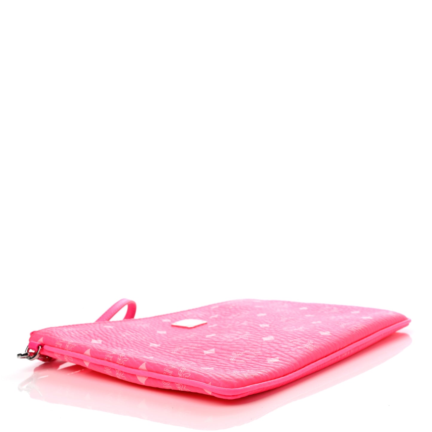 Visetos Wristlet Zip Pouch Neon Pink