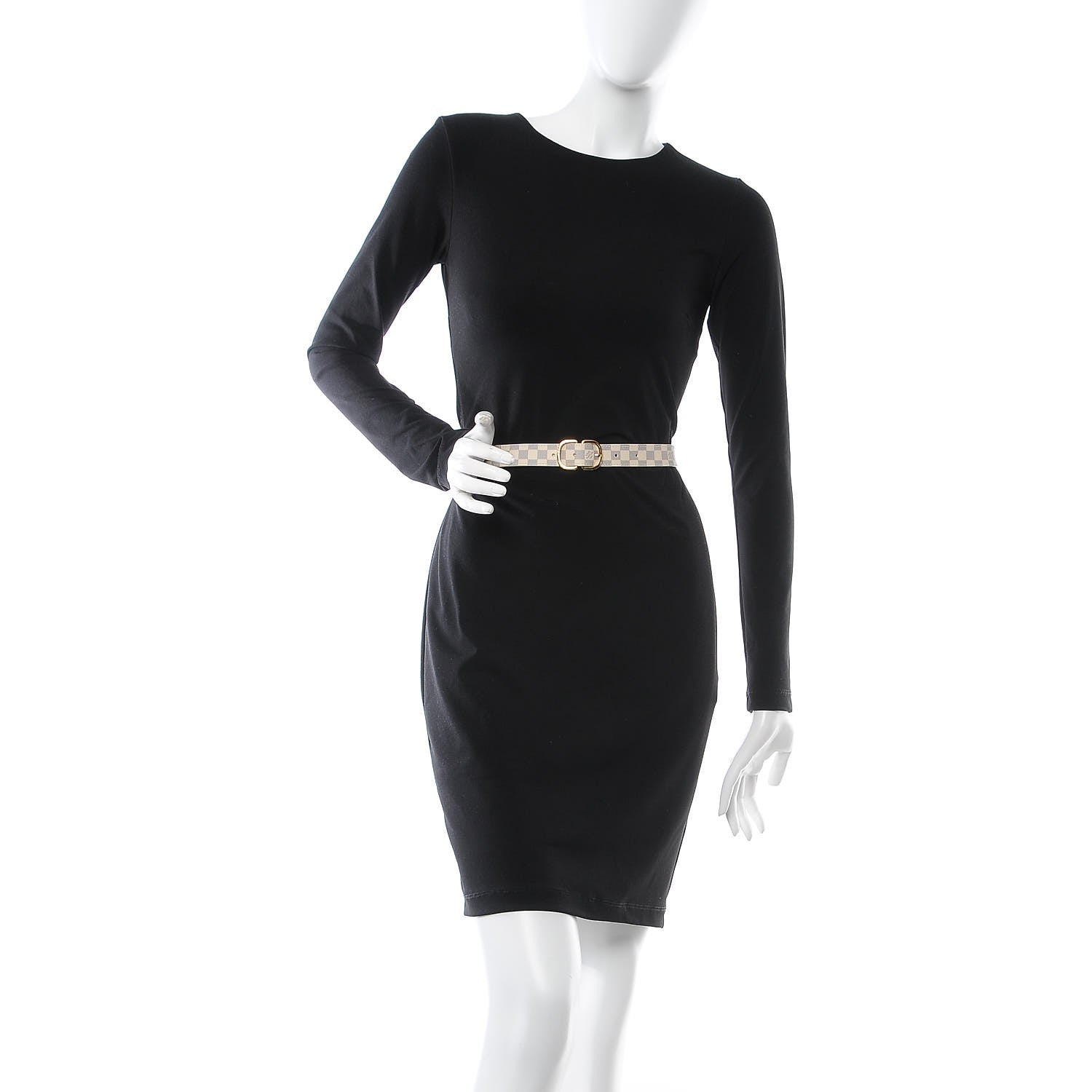 Louis Vuitton Damier Azur 25mm Belt 80 32 2 of 10