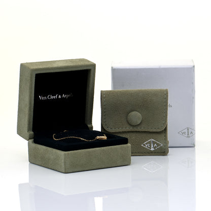 Van Cleef & Arpels 18K Yellow Gold Mother of Pearl Sweet Alhambra Butterfly Bracelet 8 of 8