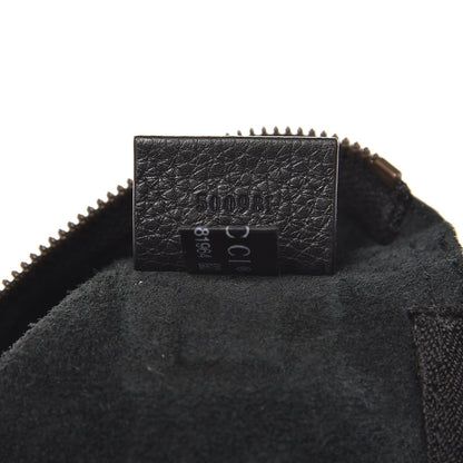 Gucci Pebbled Calfskin Medium Logo Portfolio Clutch Black 7 of 7