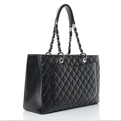 Chanel Caviar Quilted XL Grand Shopping Tote GST Black 2 of 9