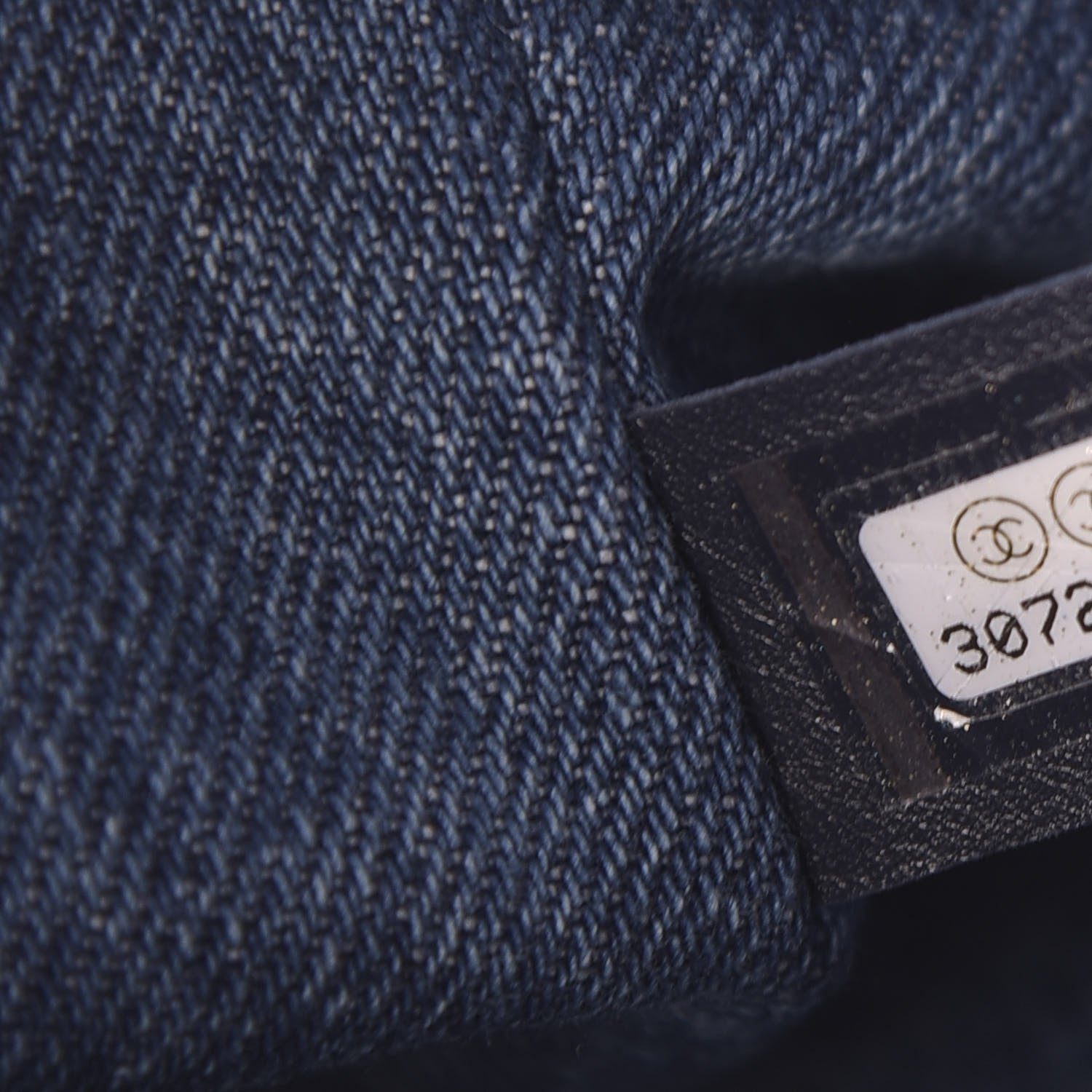 Chanel Denim CC Quilted Mini Square Flap Blue 7 of 11