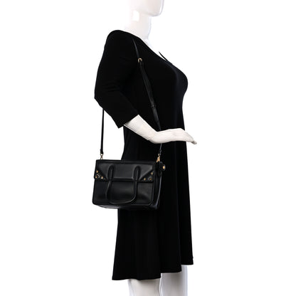 Fendi Vitello Grace Matte Small Flip Tote Black 2 of 7