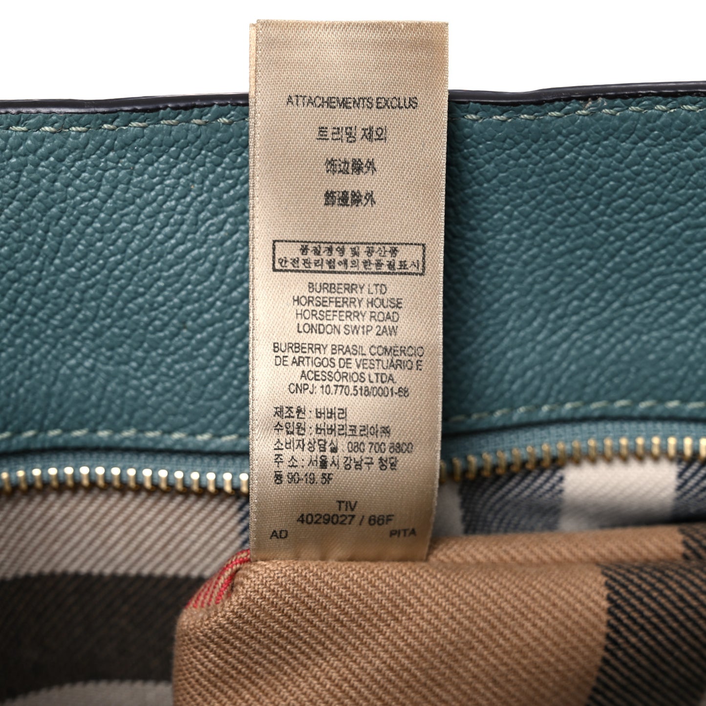 Soft Grain Calfskin Medium Buckle Tote Celadon Blue