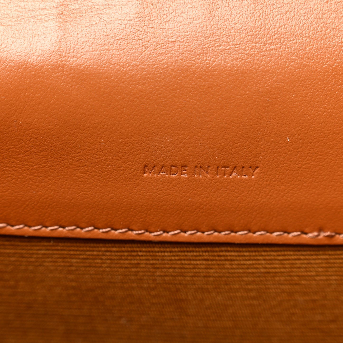 Triomphe Canvas Calfskin Flap Clutch