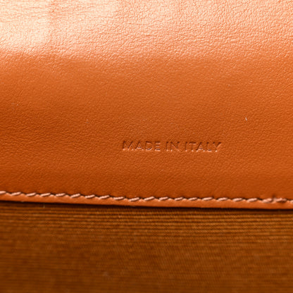 Celine Triomphe Canvas Calfskin Flap Clutch 7 of 8