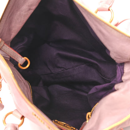 Miu Miu Vitello Lux Large Bow Bag Mughetto 5 of 14