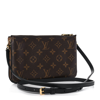 Louis Vuitton Reverse Monogram Giant Double Zip Pochette 3 of 9