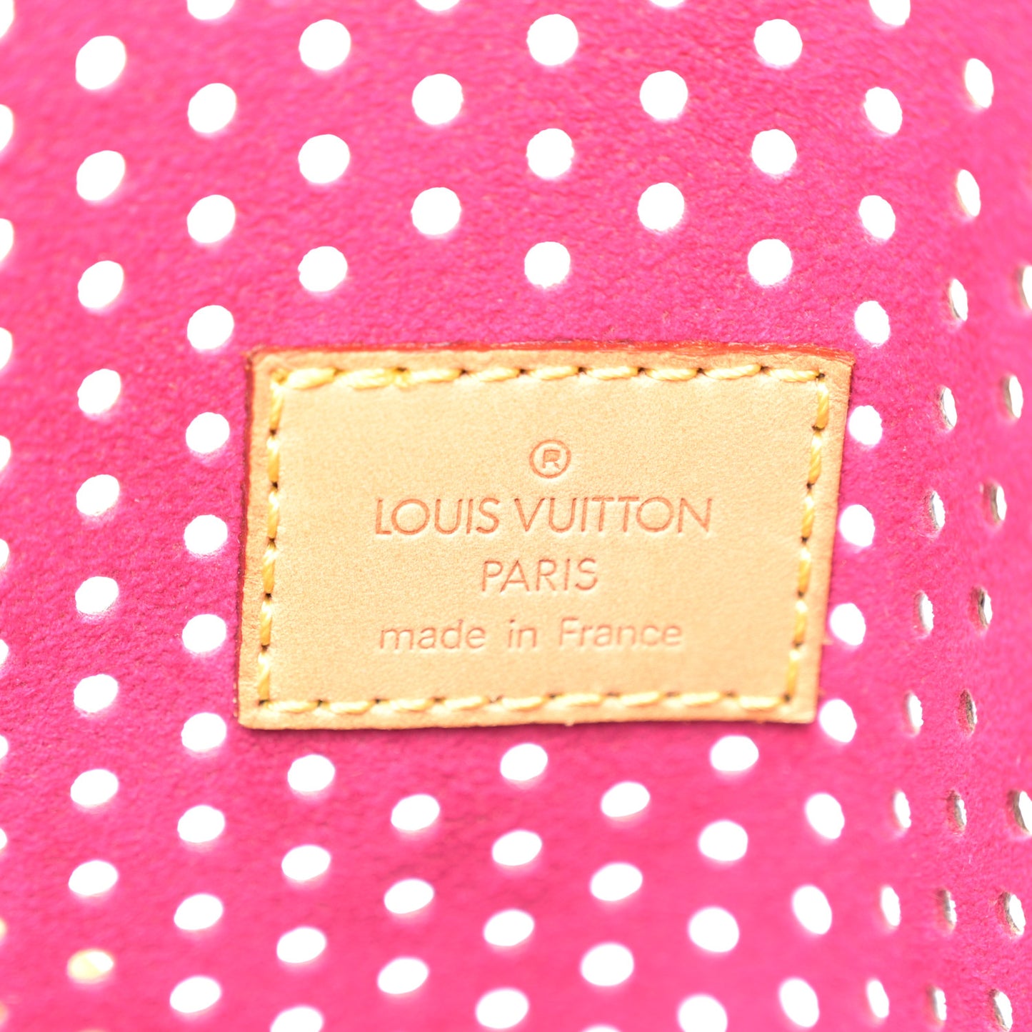 Monogram Perforated Speedy 30 Fuchsia