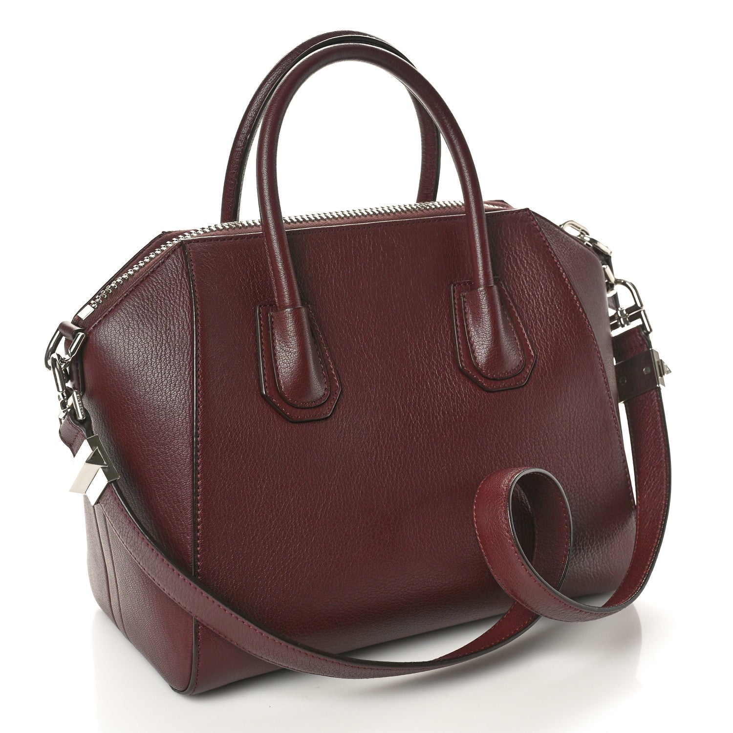 Givenchy Sugar Goatskin Small Antigona Burgundy 3 of 10