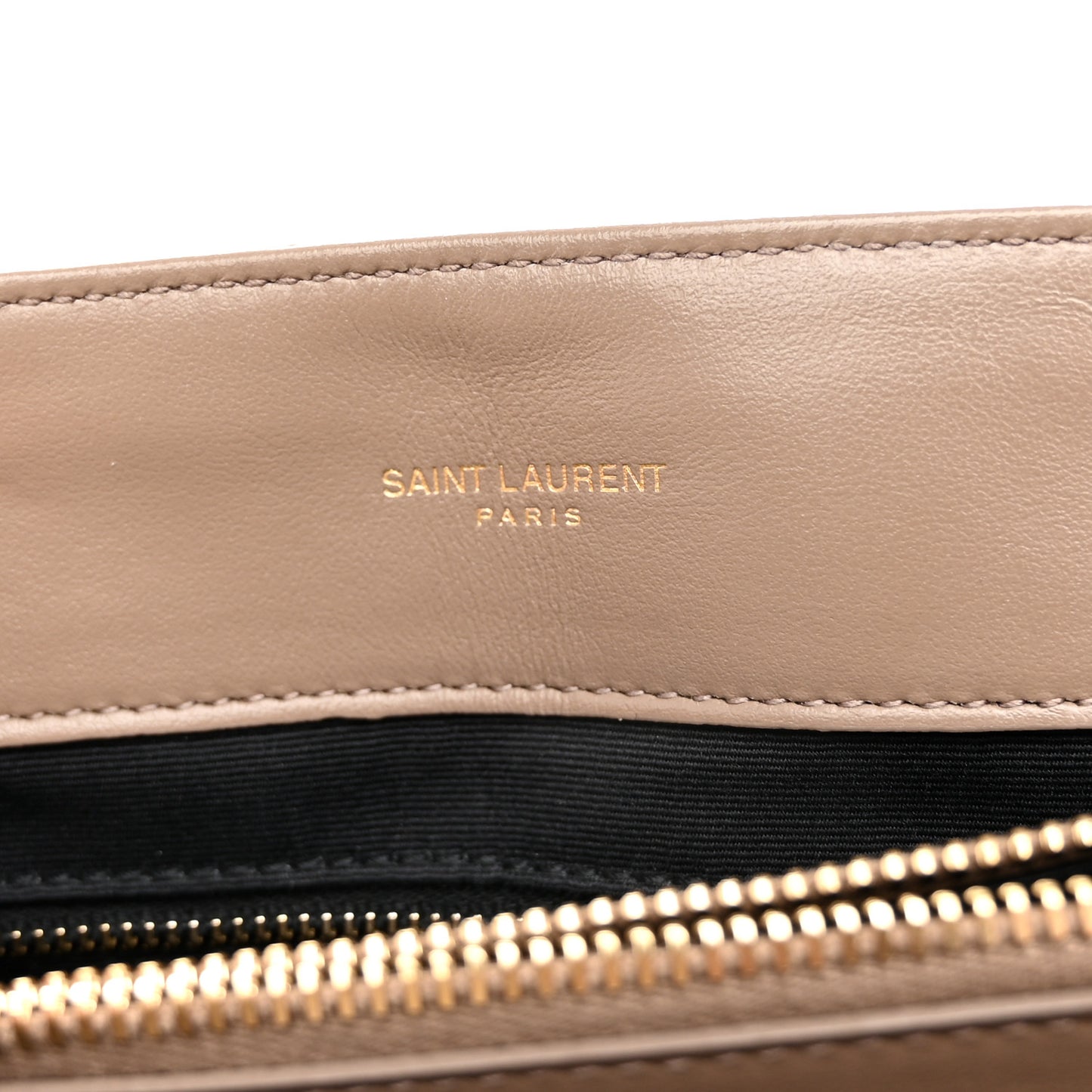 Calfskin Y Quilted Monogram Medium Loulou Chain Satchel Dark Latte