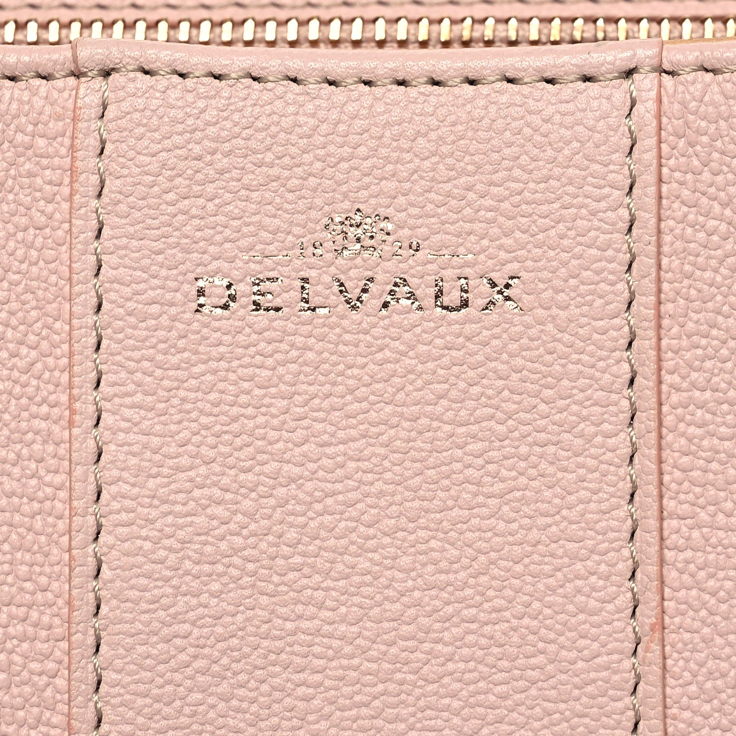 Delvaux Grained Calfskin MM Brillant Satchel Nude 6 of 17