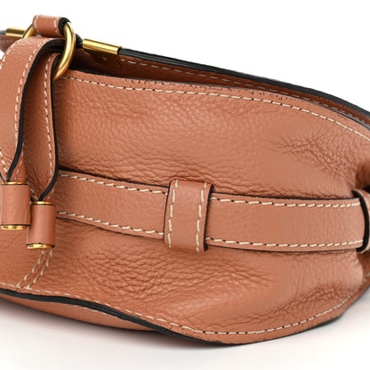 Chloe Calfskin Mini Marcie Round Crossbody Bag Peach Bloom 8 of 8