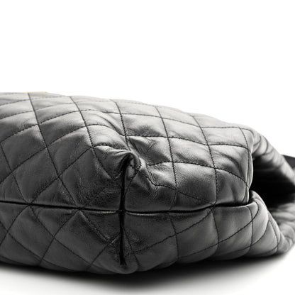 Saint Laurent Lambskin Quilted Maxi Icare Shopping Tote Black 12 of 12