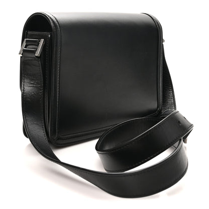 Saint Laurent Box Calfskin Monogram Medium Solferino Satchel Black 3 of 10