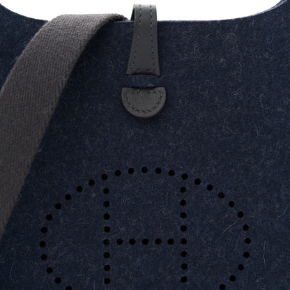 Hermes Feutre Swift Evelyne TPM Bleu Nuit Black 8 of 11