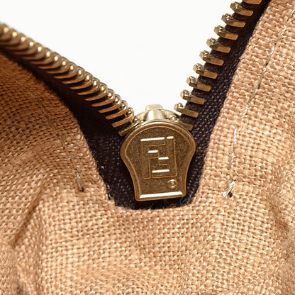 Fendi Zucca Nappa Nuvolata Vitello Tortuga Spy Bowler Tobacco Moro 9 of 10