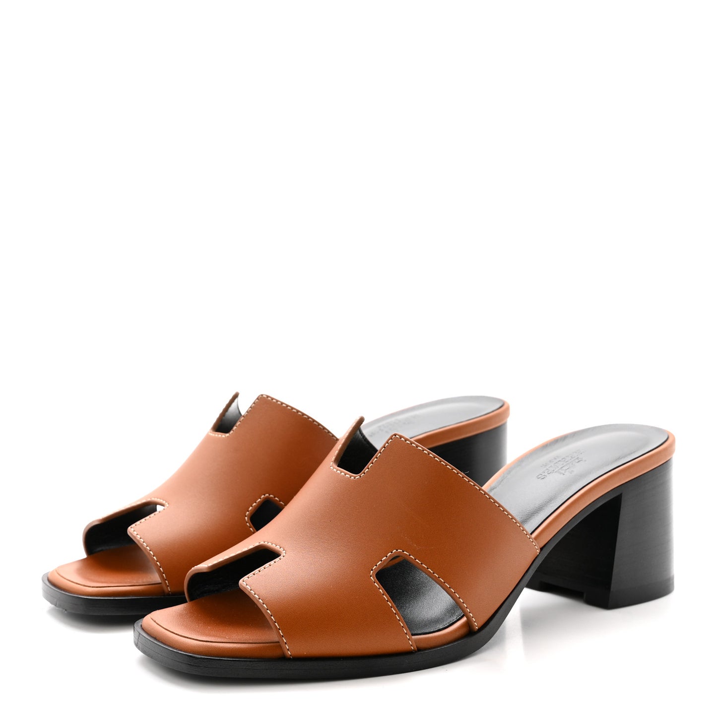 Calfskin Helia 60 Sandals 39 Gold