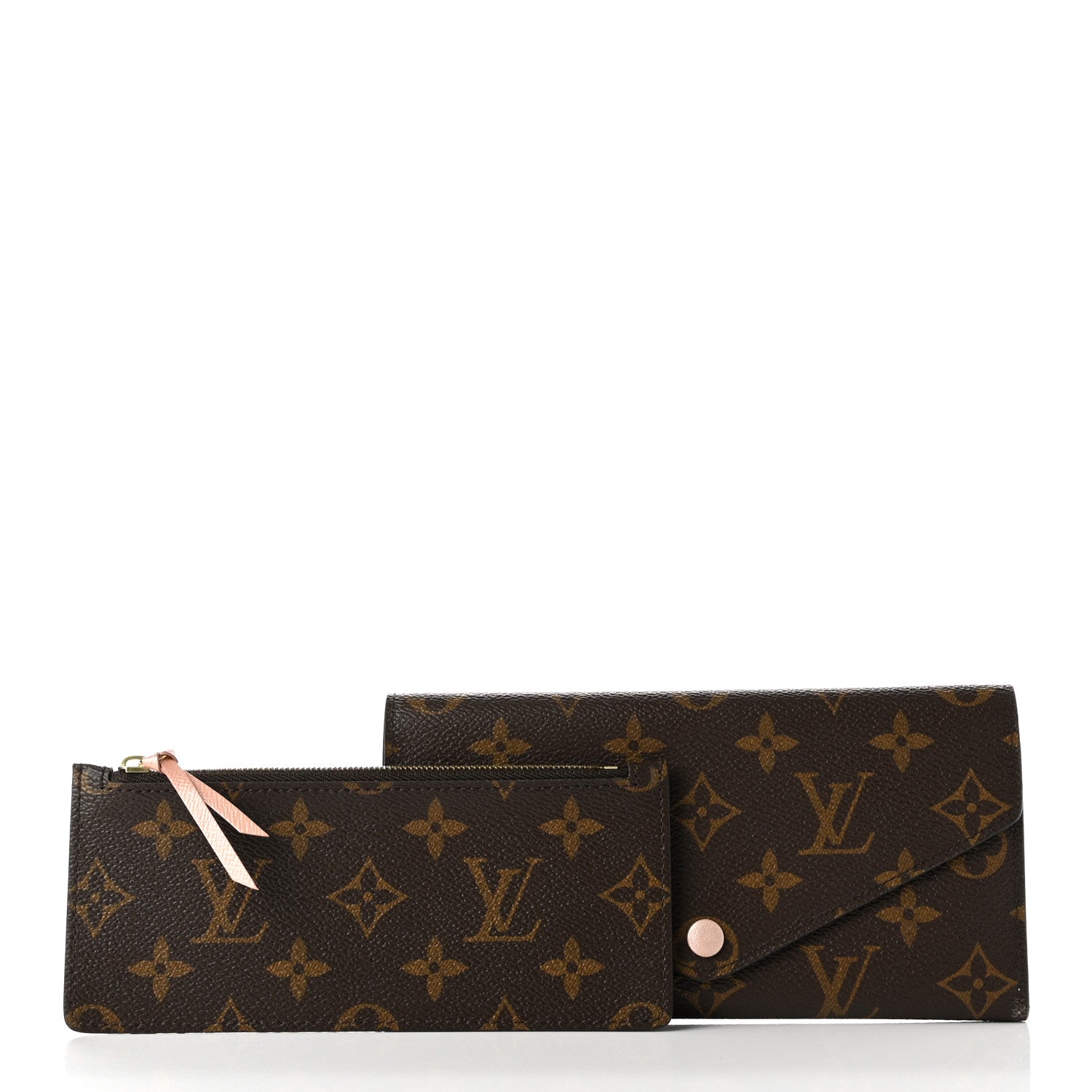 Louis Vuitton Monogram Josephine Wallet Rose Ballerine 2 of 10