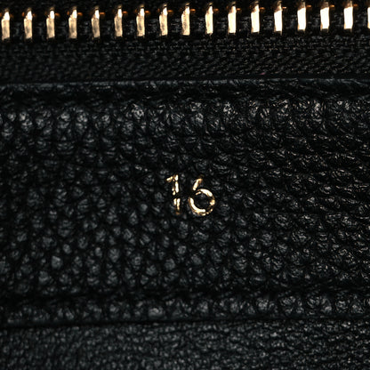 Celine Grained Calfskin Small 16 Top Handle Bag Black 7 of 10