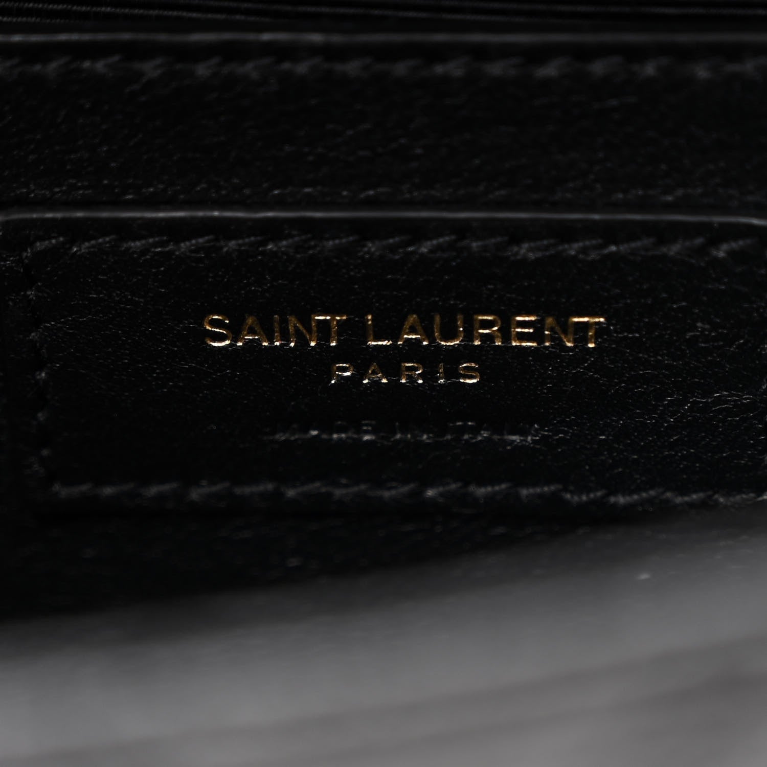 Saint Laurent Grain De Poudre Textured Mixed Matelasse Triquilt Small Monogram Satchel Black 6 of 11