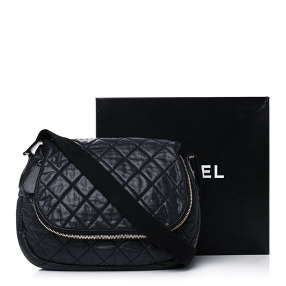 Chanel Nylon Quilted Coco Cocoon Messenger Black 14 of 14