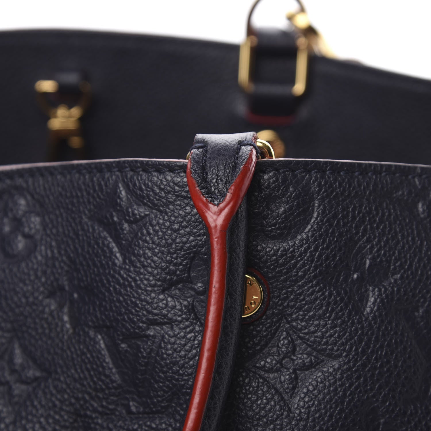 Louis Vuitton Empreinte Montaigne GM Marine Rouge 14 of 18
