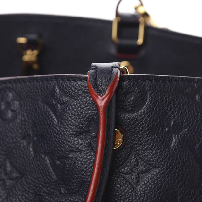 Louis Vuitton Empreinte Montaigne GM Marine Rouge 14 of 18