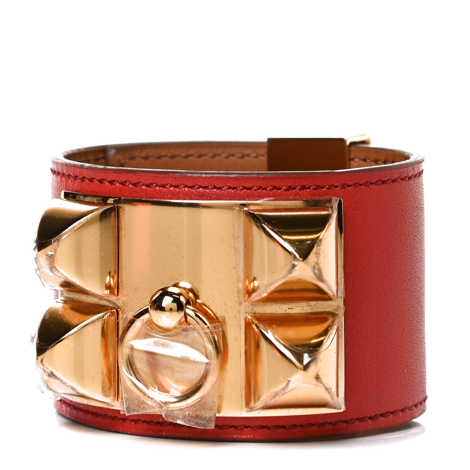 Hermes Box Collier de Chien CDC Bracelet S Capucine 1 of 5