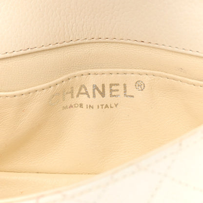 Chanel Caviar Quilted Extra Mini Flap White 6 of 15