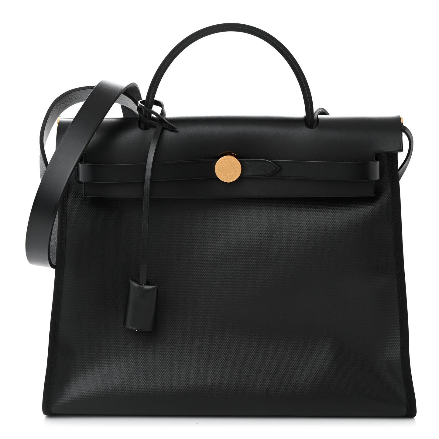 Toile H Berline Vache Hunter Herbag Zip PM 31 Black Ecru