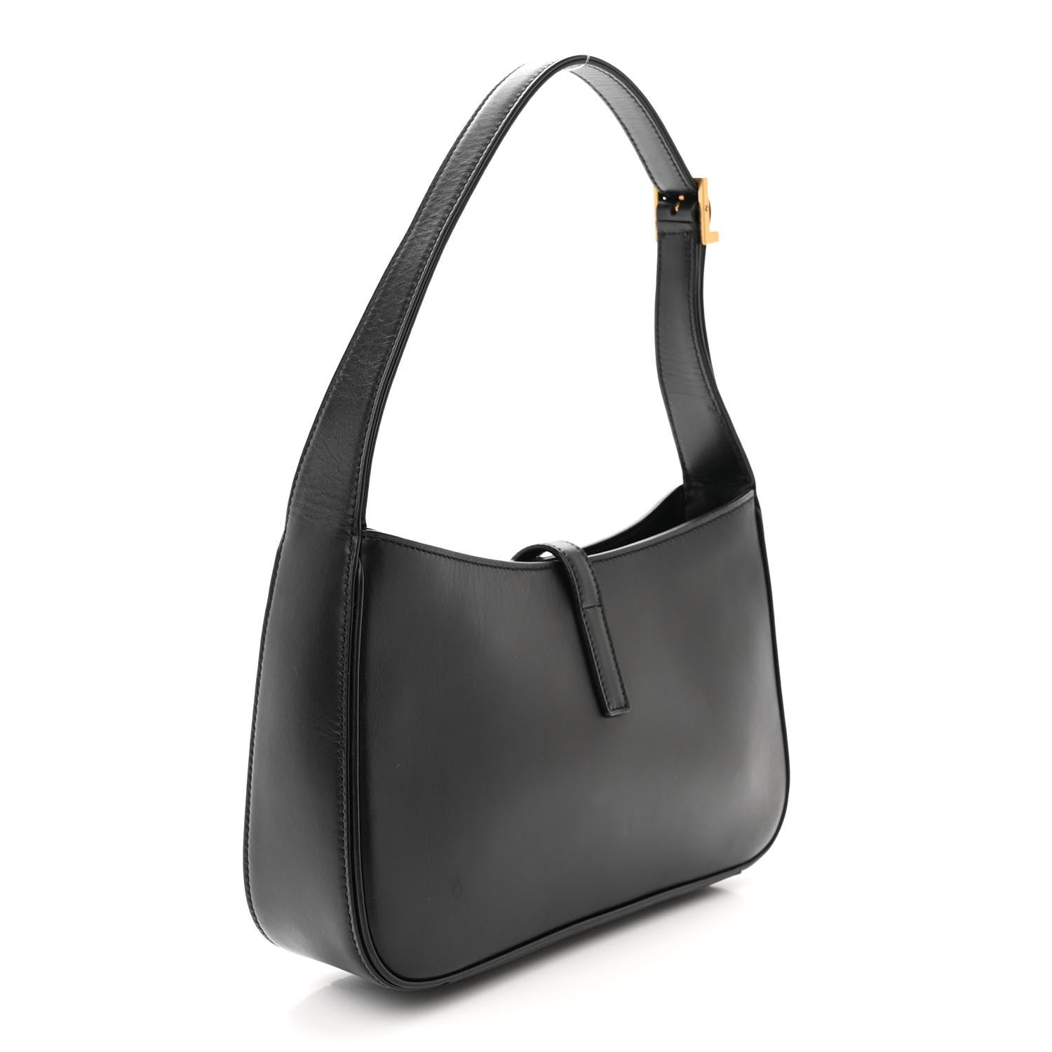 Saint Laurent Smooth Calfskin Le 5 A 7 Hobo Black 3 of 11