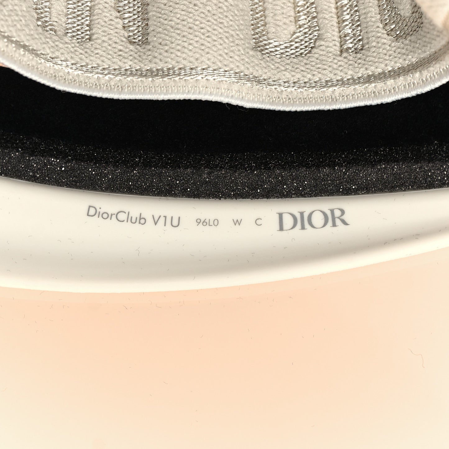 DiorClub1 Sun Visor Nude