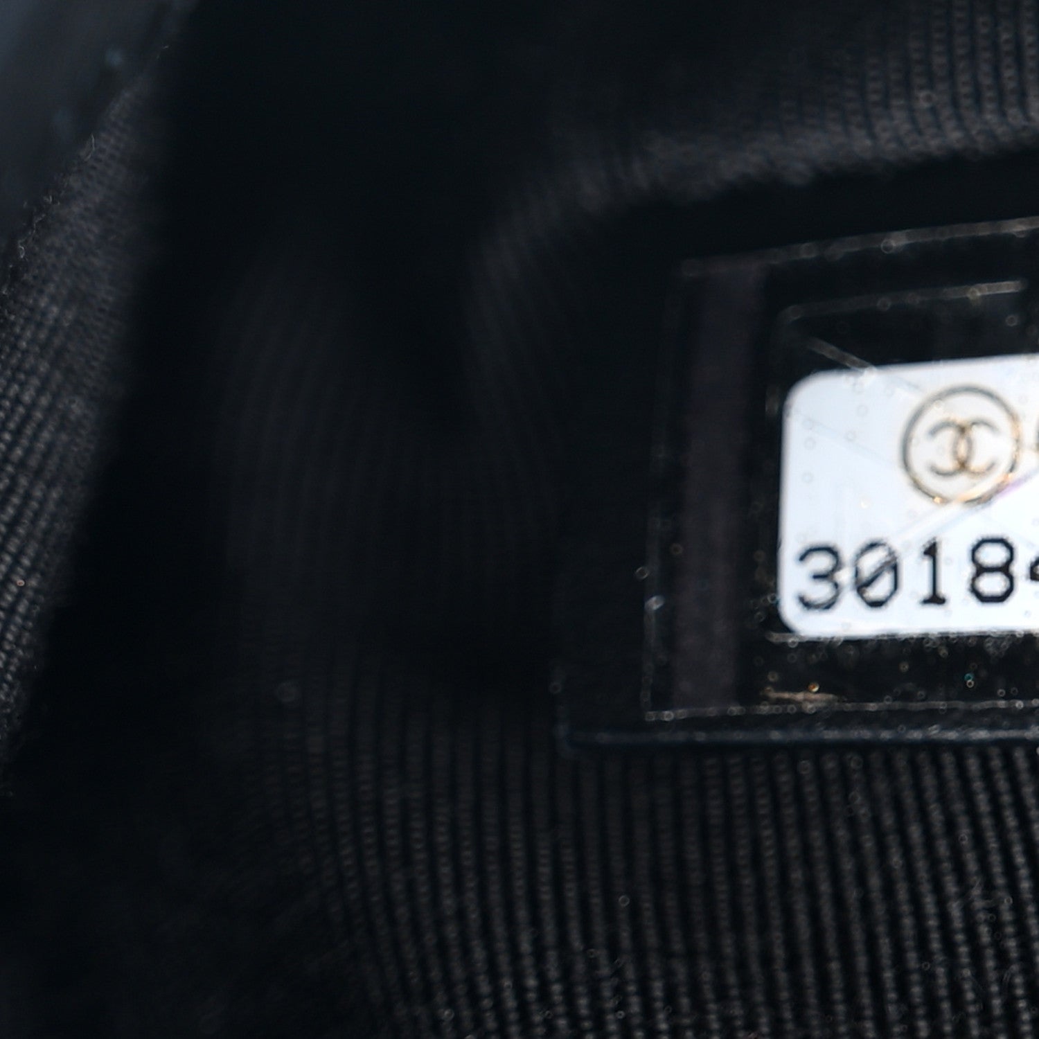 Chanel Lurex Straw Medium Deauville Pouch Dark Blue 7 of 8