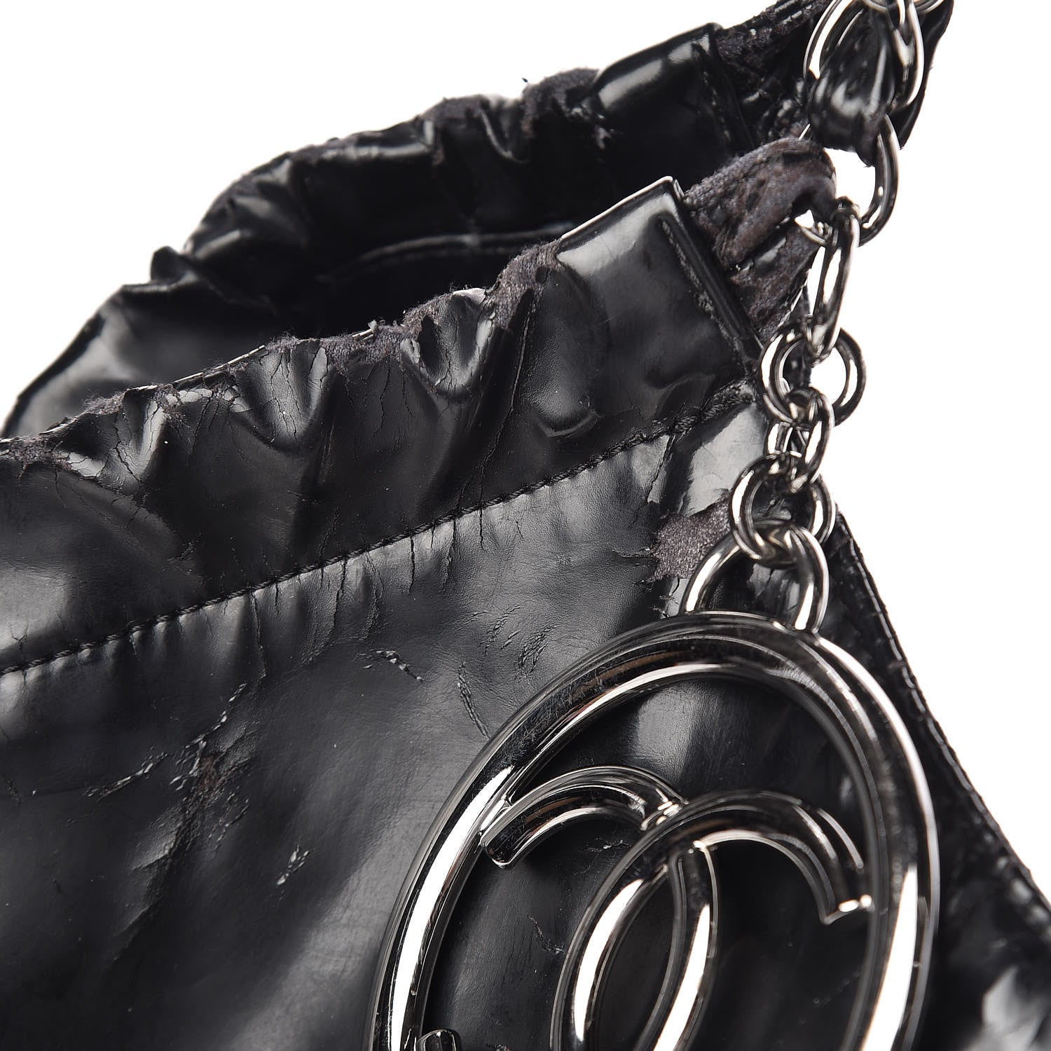 Chanel Vinyl XL Coco Cabas Black 14 of 22