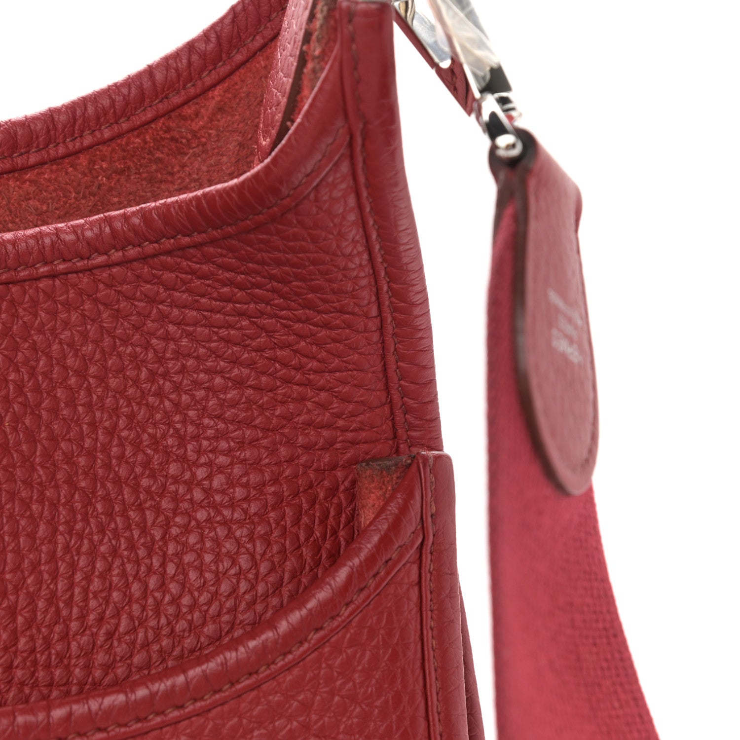 Hermes Taurillon Clemence Evelyne III GM Rubis 12 of 14