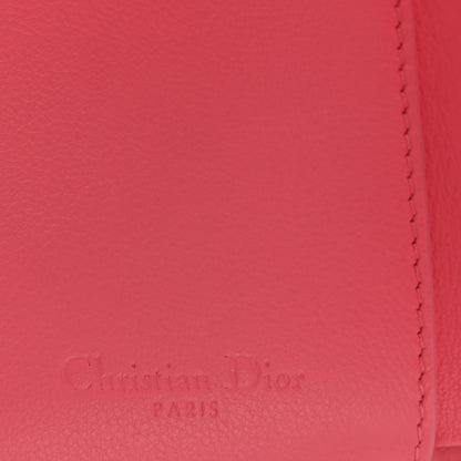 Christian Dior Patent Cannage Lady Dior Medium Wallet Bubble Pink 6 of 7
