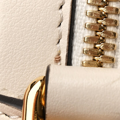 Gucci Calfskin Matelasse Diagonal Mini Interlocking G Heart Shoulder Bag Mystic White 11 of 12
