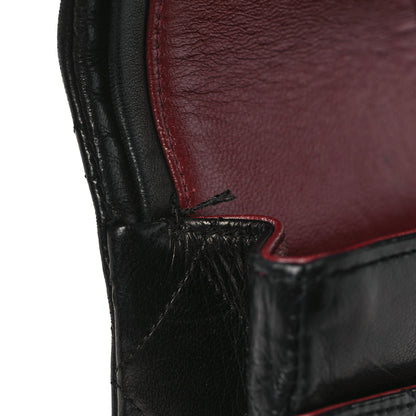 Chanel Lambskin Quilted Medium Double Flap Black 10 of 10