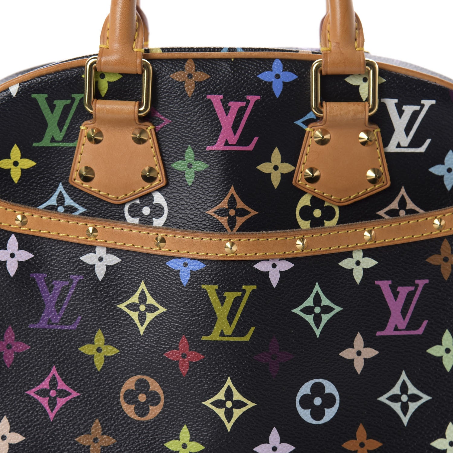 Louis Vuitton Monogram Multicolor Trouville Black 10 of 10