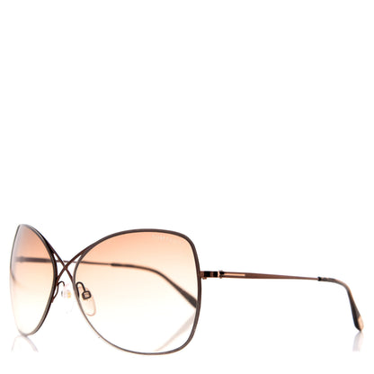 Tom Ford Colette Butterfly Sunglasses TF250 Brown 1 of 8