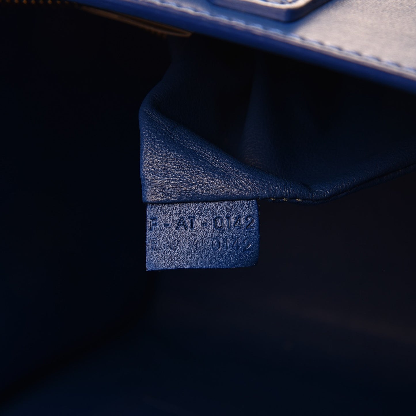 Smooth Calfskin Mini Luggage Royal Blue