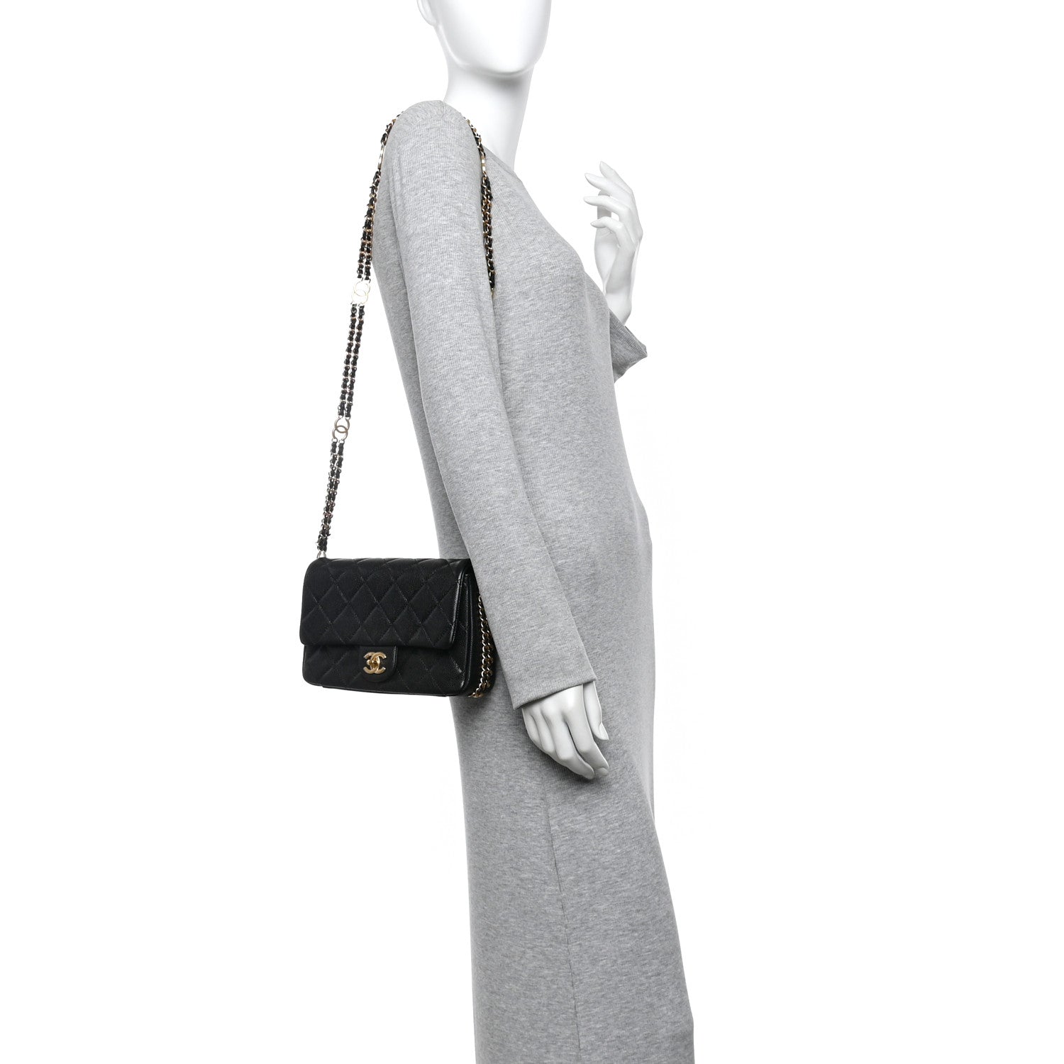 Chanel Caviar Quilted Mini CC You Flap Black 2 of 10